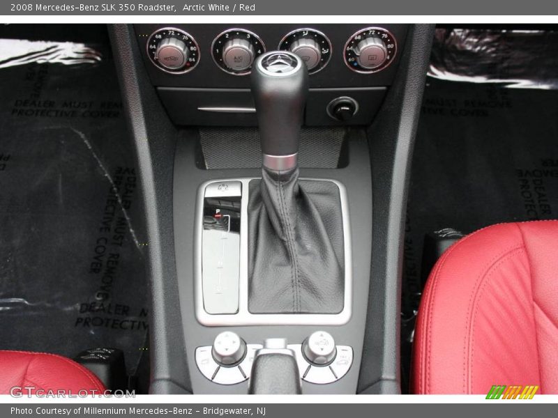 Arctic White / Red 2008 Mercedes-Benz SLK 350 Roadster