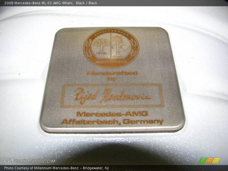 Black / Black 2008 Mercedes-Benz ML 63 AMG 4Matic