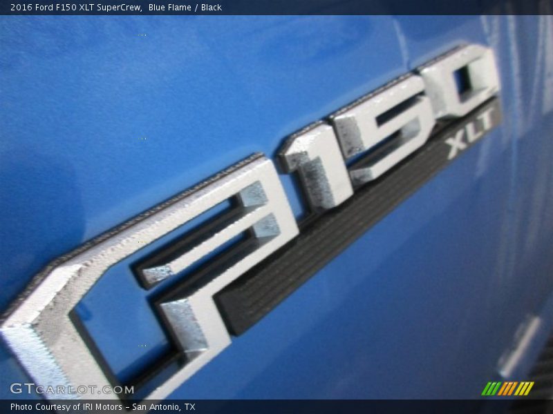 Blue Flame / Black 2016 Ford F150 XLT SuperCrew