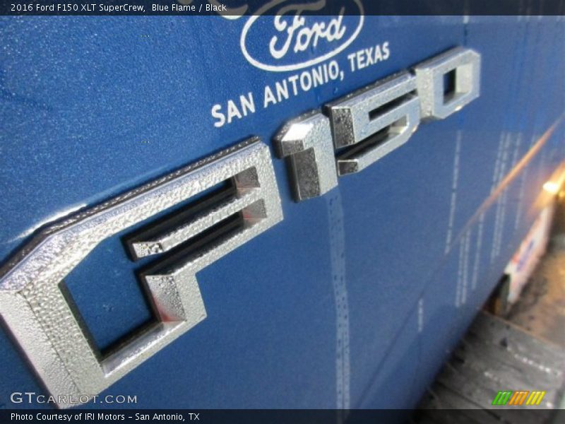 Blue Flame / Black 2016 Ford F150 XLT SuperCrew