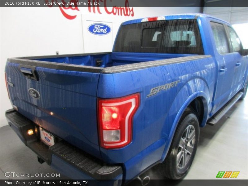 Blue Flame / Black 2016 Ford F150 XLT SuperCrew