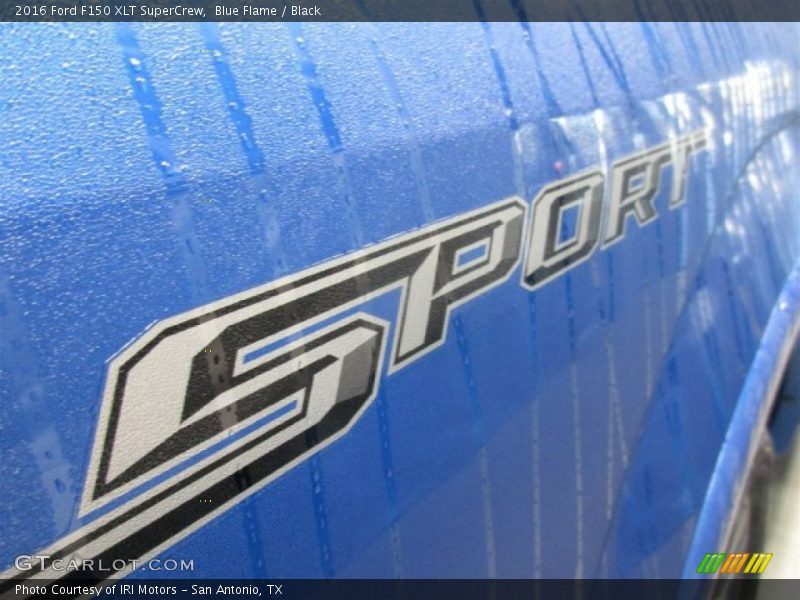 Blue Flame / Black 2016 Ford F150 XLT SuperCrew