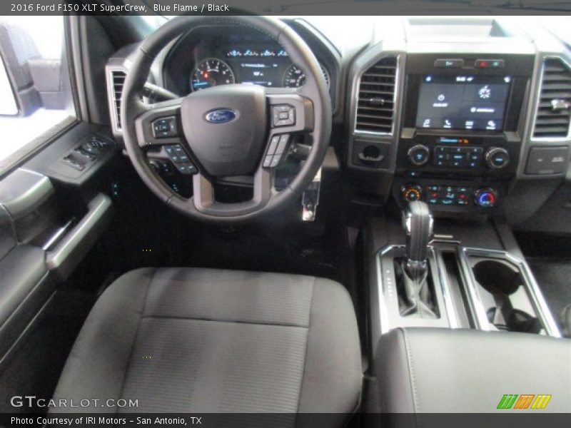 Blue Flame / Black 2016 Ford F150 XLT SuperCrew