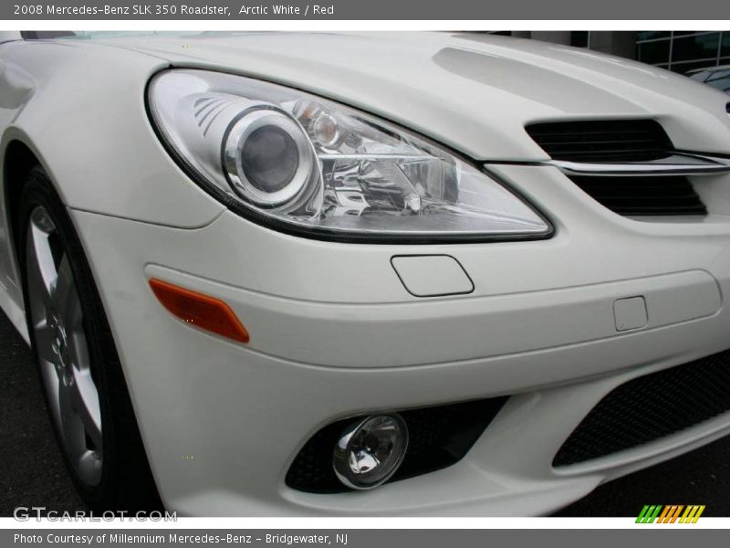 Arctic White / Red 2008 Mercedes-Benz SLK 350 Roadster