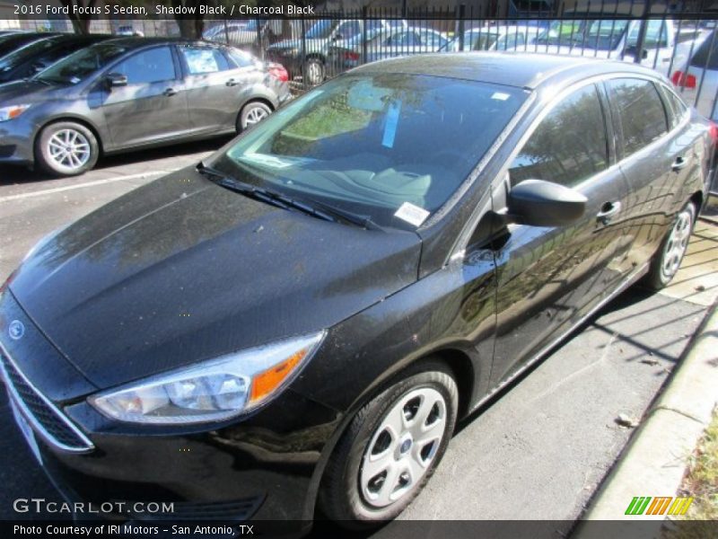 Shadow Black / Charcoal Black 2016 Ford Focus S Sedan