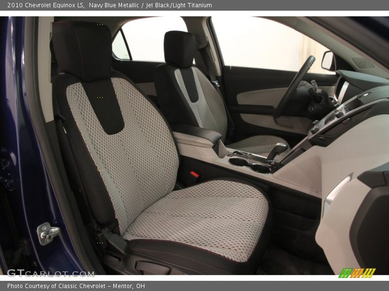Navy Blue Metallic / Jet Black/Light Titanium 2010 Chevrolet Equinox LS