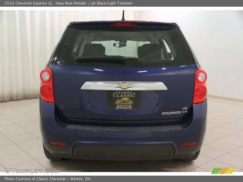 Navy Blue Metallic / Jet Black/Light Titanium 2010 Chevrolet Equinox LS