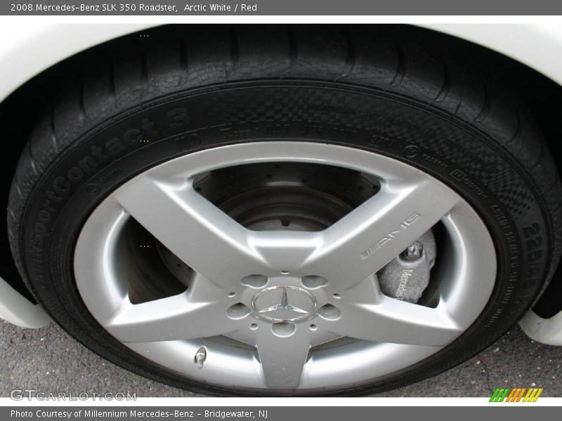 Arctic White / Red 2008 Mercedes-Benz SLK 350 Roadster