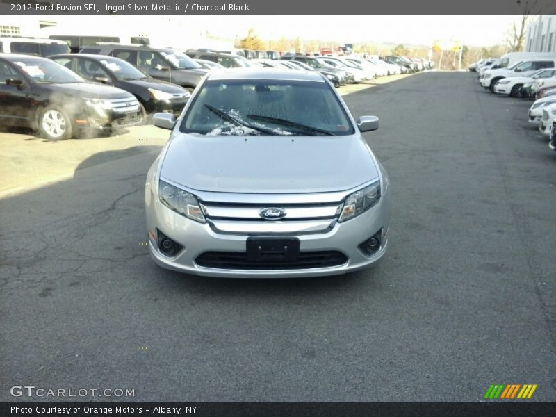 Ingot Silver Metallic / Charcoal Black 2012 Ford Fusion SEL