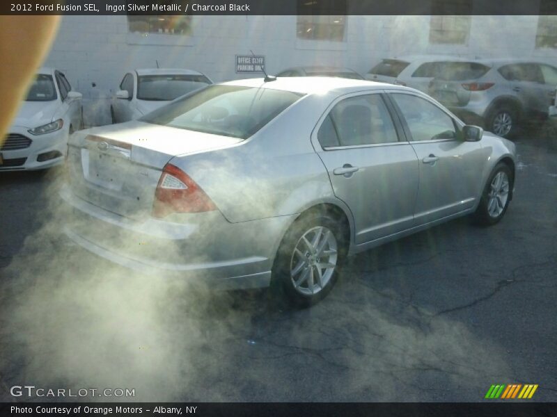 Ingot Silver Metallic / Charcoal Black 2012 Ford Fusion SEL