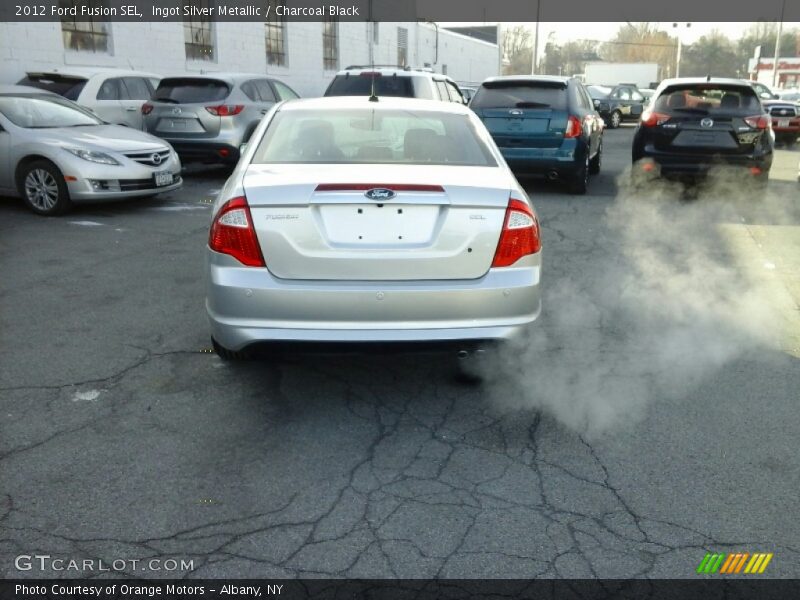 Ingot Silver Metallic / Charcoal Black 2012 Ford Fusion SEL