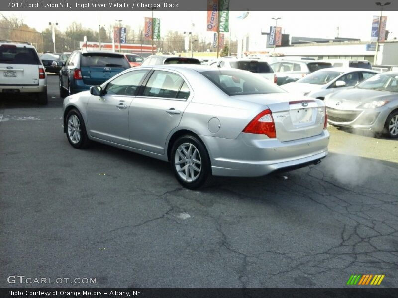 Ingot Silver Metallic / Charcoal Black 2012 Ford Fusion SEL