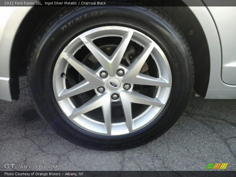 Ingot Silver Metallic / Charcoal Black 2012 Ford Fusion SEL
