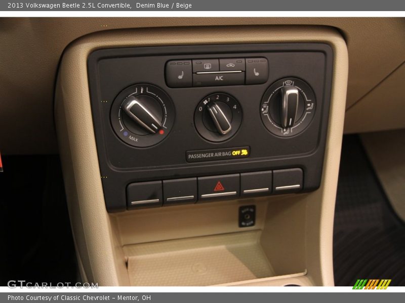 Denim Blue / Beige 2013 Volkswagen Beetle 2.5L Convertible