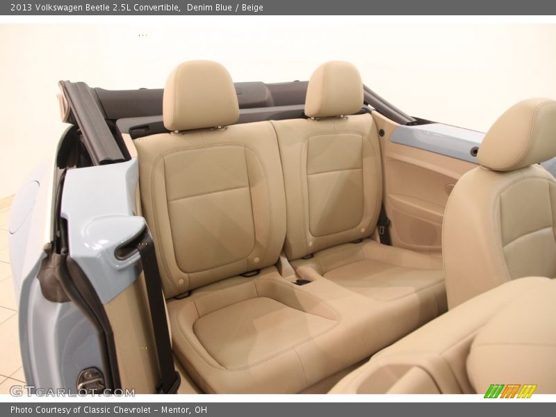 Denim Blue / Beige 2013 Volkswagen Beetle 2.5L Convertible