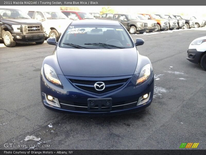 Kona Blue Mica / Black 2011 Mazda MAZDA6 i Touring Sedan