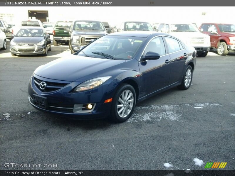 Kona Blue Mica / Black 2011 Mazda MAZDA6 i Touring Sedan
