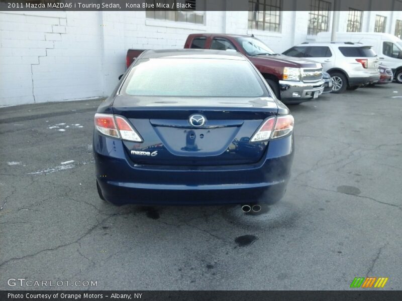 Kona Blue Mica / Black 2011 Mazda MAZDA6 i Touring Sedan