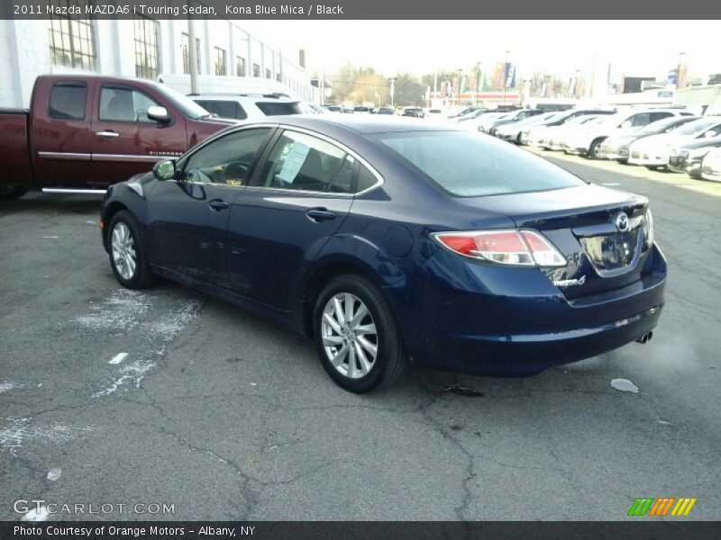 Kona Blue Mica / Black 2011 Mazda MAZDA6 i Touring Sedan