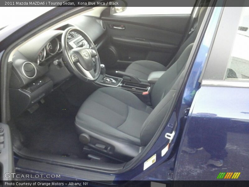 Kona Blue Mica / Black 2011 Mazda MAZDA6 i Touring Sedan