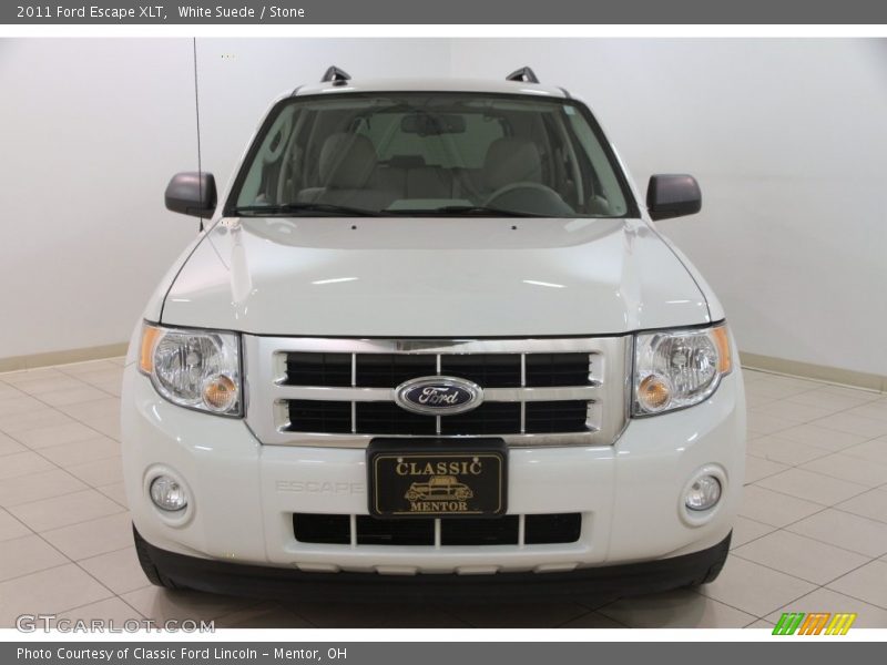 White Suede / Stone 2011 Ford Escape XLT