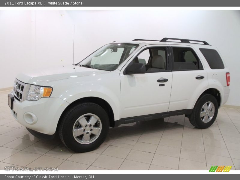 White Suede / Stone 2011 Ford Escape XLT