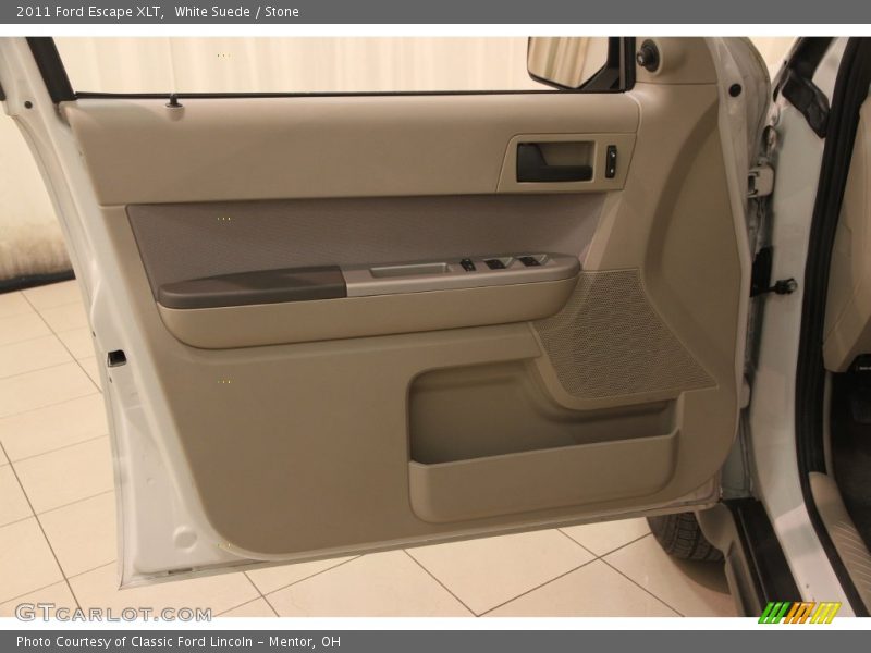 White Suede / Stone 2011 Ford Escape XLT