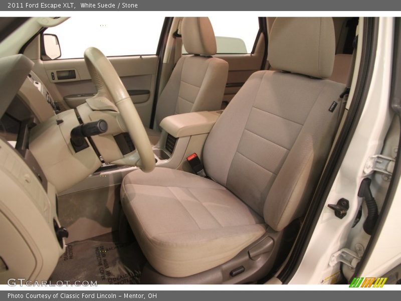 White Suede / Stone 2011 Ford Escape XLT