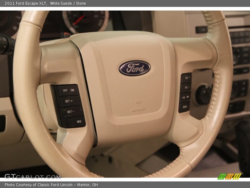 White Suede / Stone 2011 Ford Escape XLT
