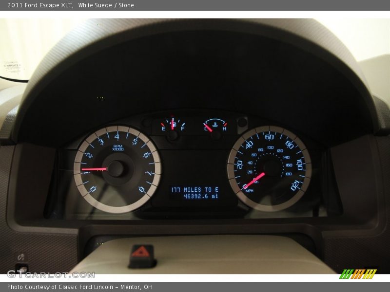 White Suede / Stone 2011 Ford Escape XLT