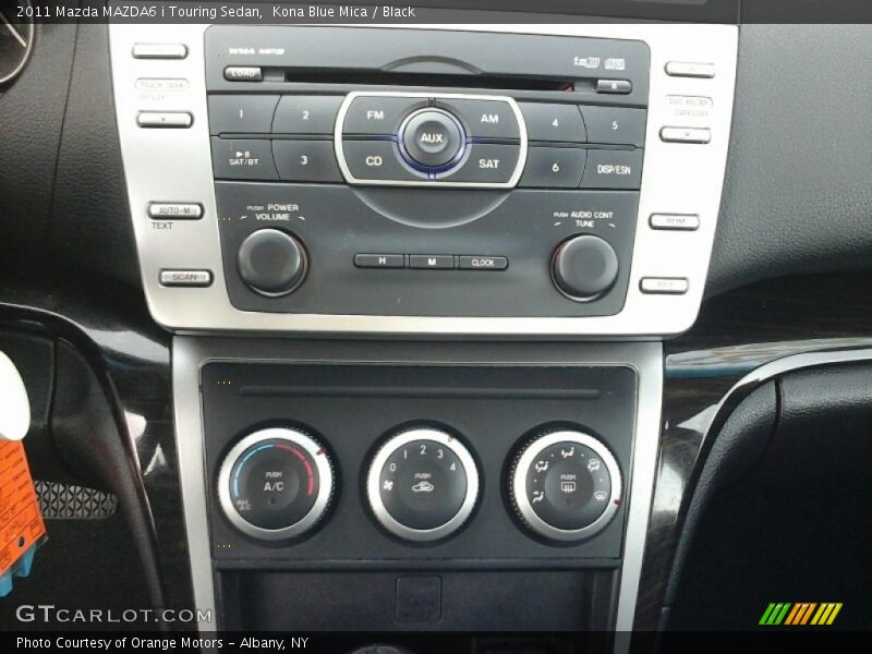 Kona Blue Mica / Black 2011 Mazda MAZDA6 i Touring Sedan
