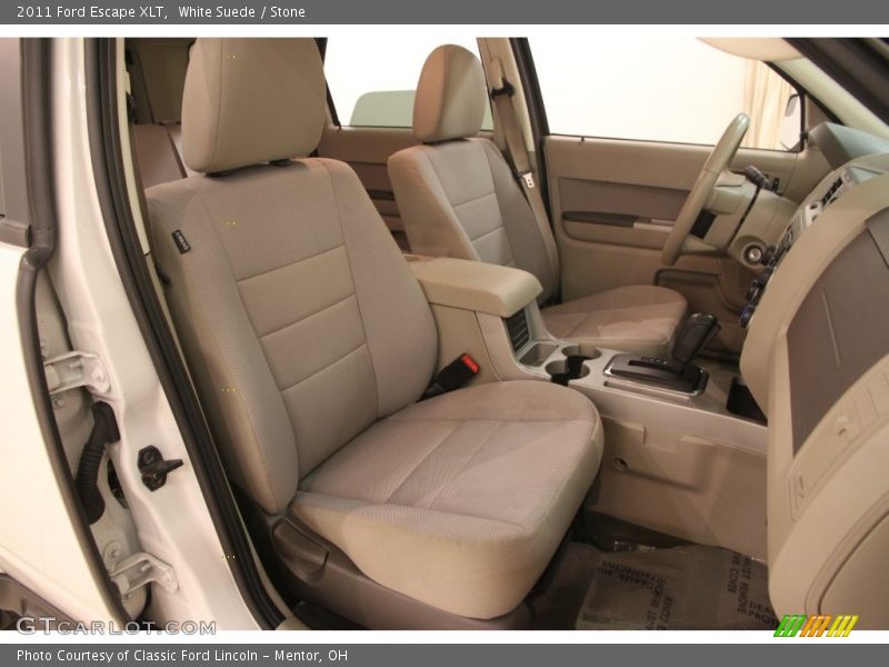 White Suede / Stone 2011 Ford Escape XLT