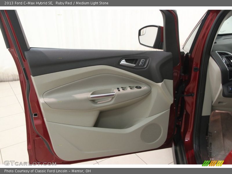 Ruby Red / Medium Light Stone 2013 Ford C-Max Hybrid SE