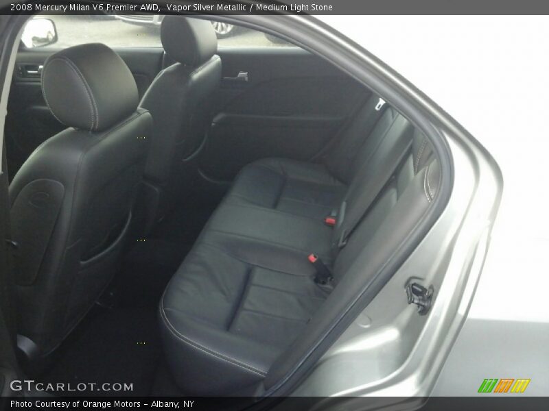 Vapor Silver Metallic / Medium Light Stone 2008 Mercury Milan V6 Premier AWD