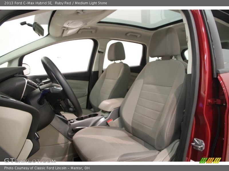 Ruby Red / Medium Light Stone 2013 Ford C-Max Hybrid SE