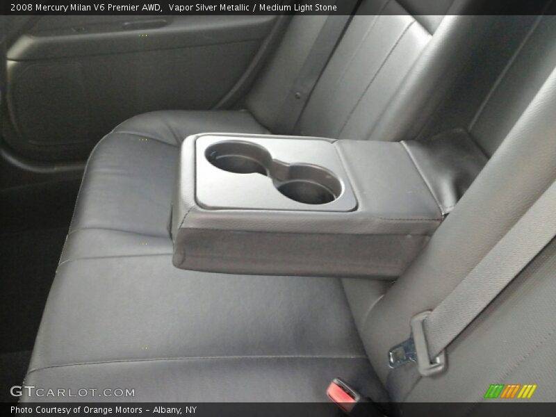 Vapor Silver Metallic / Medium Light Stone 2008 Mercury Milan V6 Premier AWD