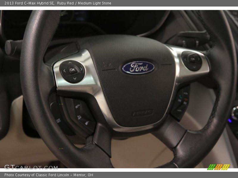 Ruby Red / Medium Light Stone 2013 Ford C-Max Hybrid SE