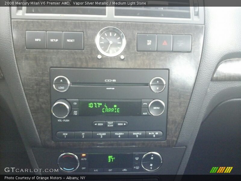 Vapor Silver Metallic / Medium Light Stone 2008 Mercury Milan V6 Premier AWD
