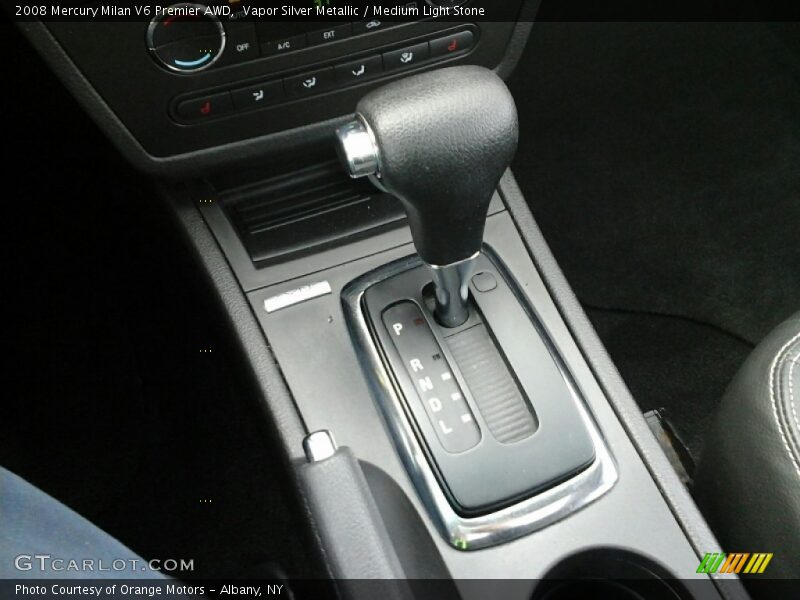 Vapor Silver Metallic / Medium Light Stone 2008 Mercury Milan V6 Premier AWD