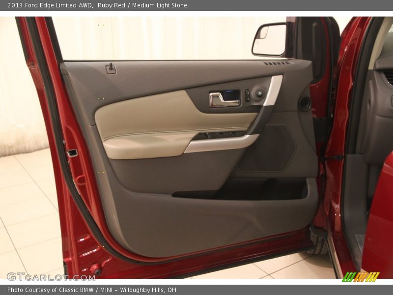 Ruby Red / Medium Light Stone 2013 Ford Edge Limited AWD