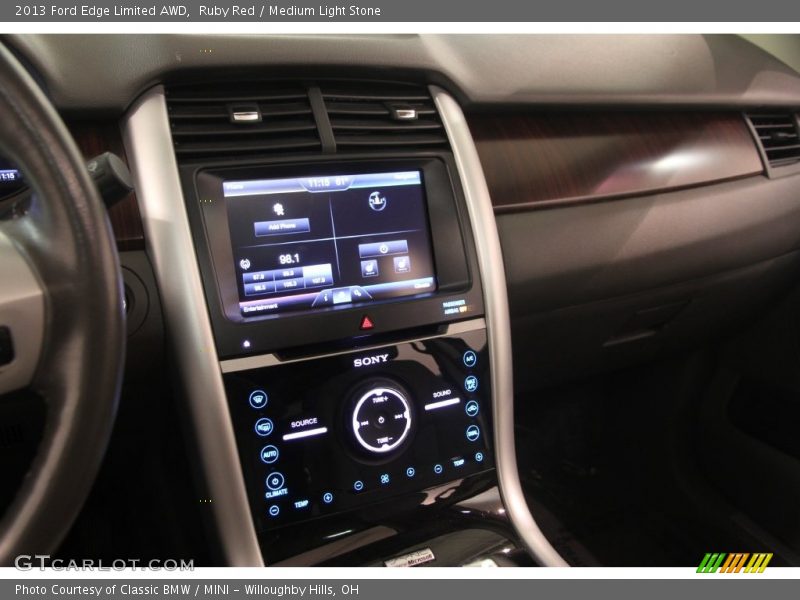 Ruby Red / Medium Light Stone 2013 Ford Edge Limited AWD