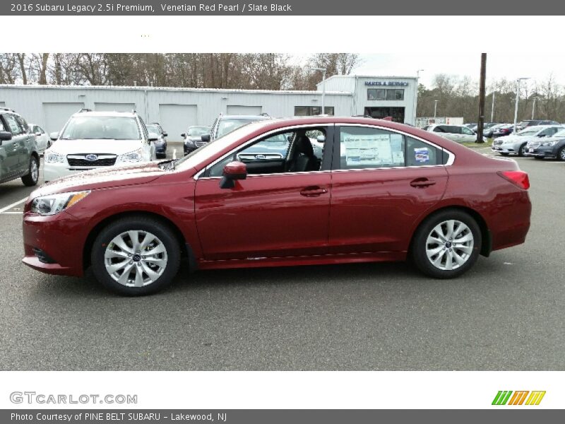 Venetian Red Pearl / Slate Black 2016 Subaru Legacy 2.5i Premium