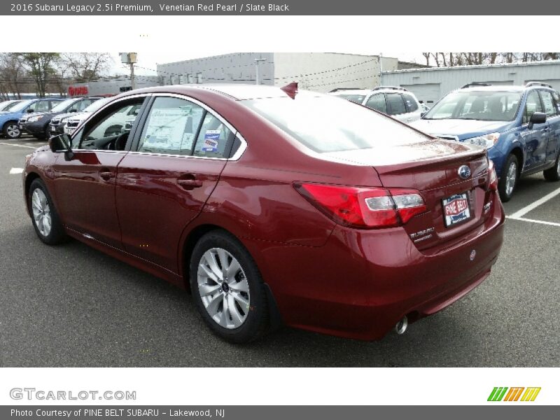 Venetian Red Pearl / Slate Black 2016 Subaru Legacy 2.5i Premium
