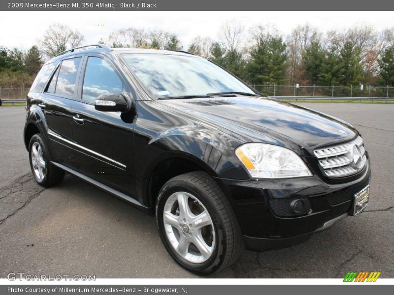 Black / Black 2008 Mercedes-Benz ML 350 4Matic