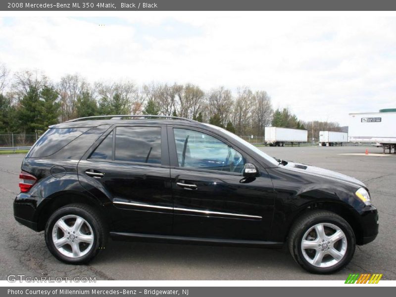 Black / Black 2008 Mercedes-Benz ML 350 4Matic