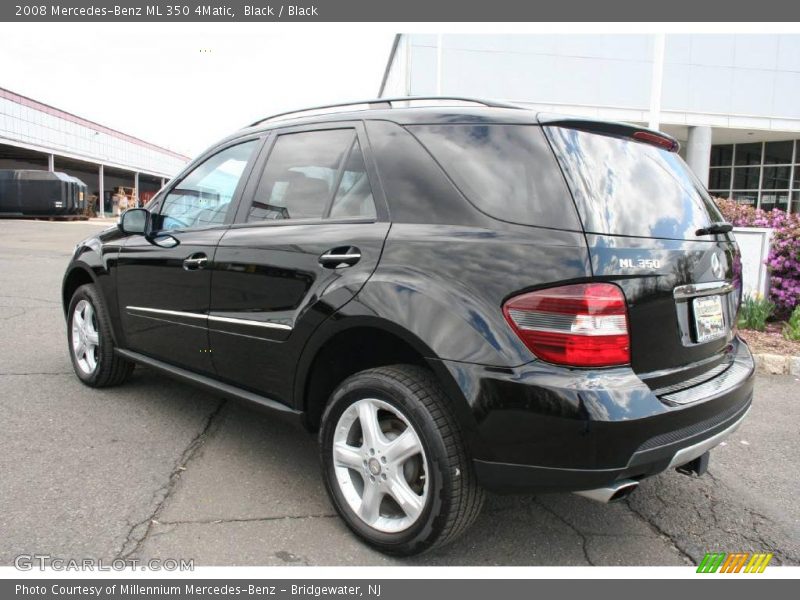 Black / Black 2008 Mercedes-Benz ML 350 4Matic