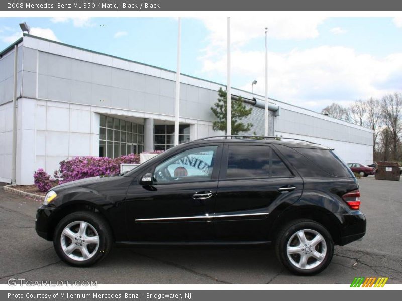 Black / Black 2008 Mercedes-Benz ML 350 4Matic
