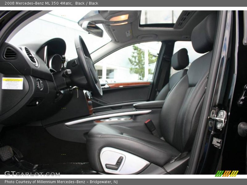 Black / Black 2008 Mercedes-Benz ML 350 4Matic