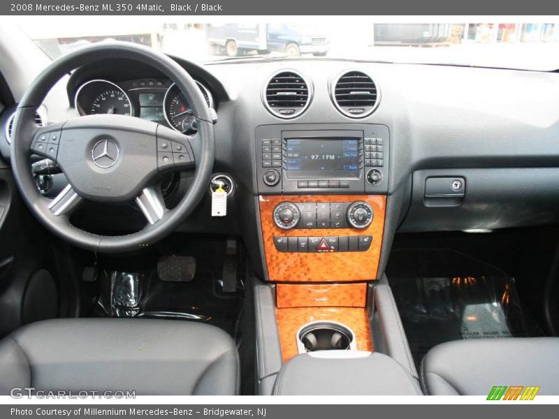 Black / Black 2008 Mercedes-Benz ML 350 4Matic