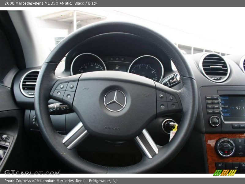 Black / Black 2008 Mercedes-Benz ML 350 4Matic